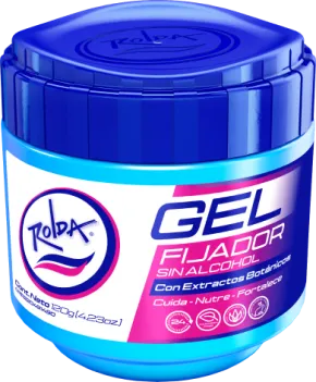 GEL FIJADOR CON EXTRACTOS BOTANICOS ROLDA